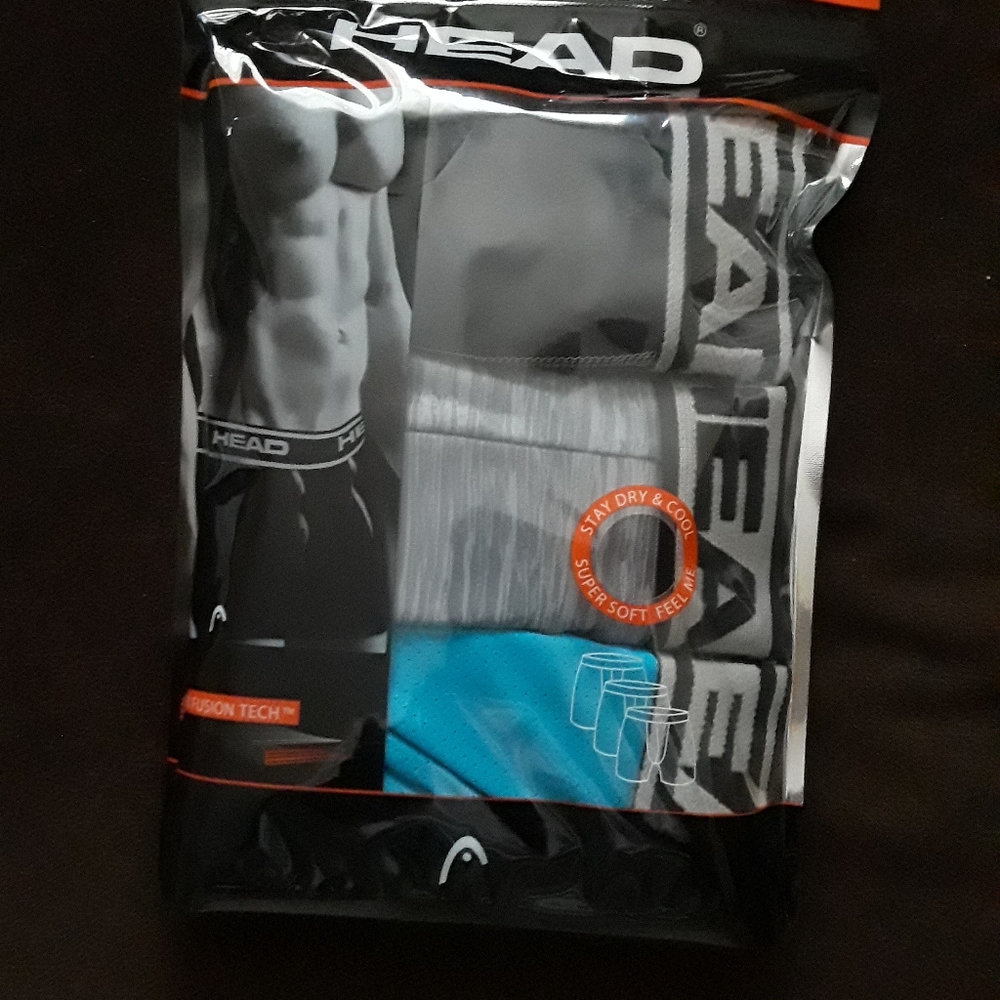 Mens Head Performance Fit Boxer Briefs  size large